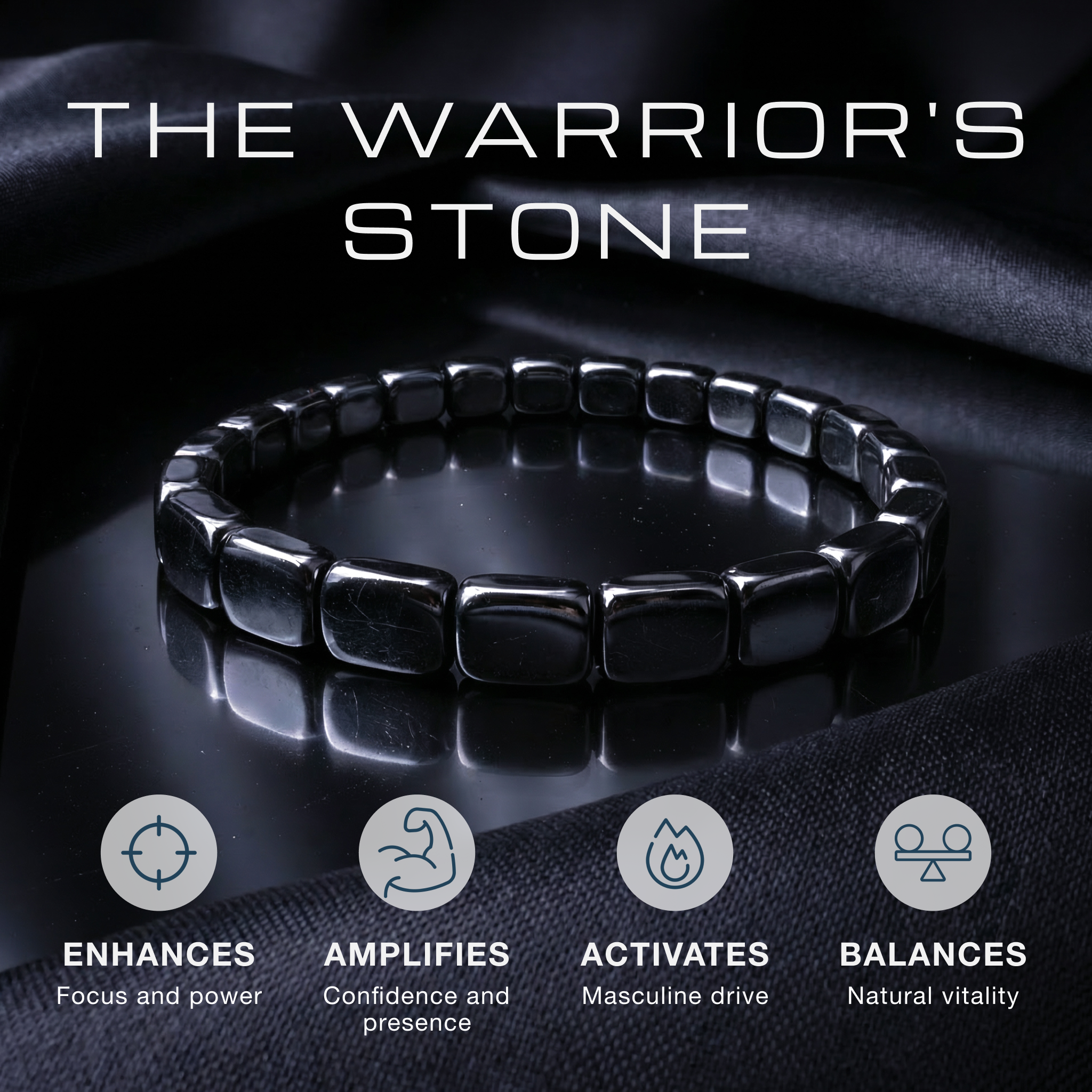 Ares Hematite Bracelet