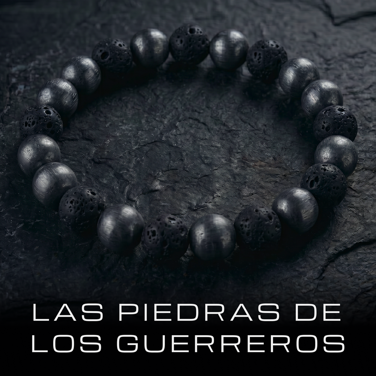 Pulsera de Hematita y Piedra de Lava