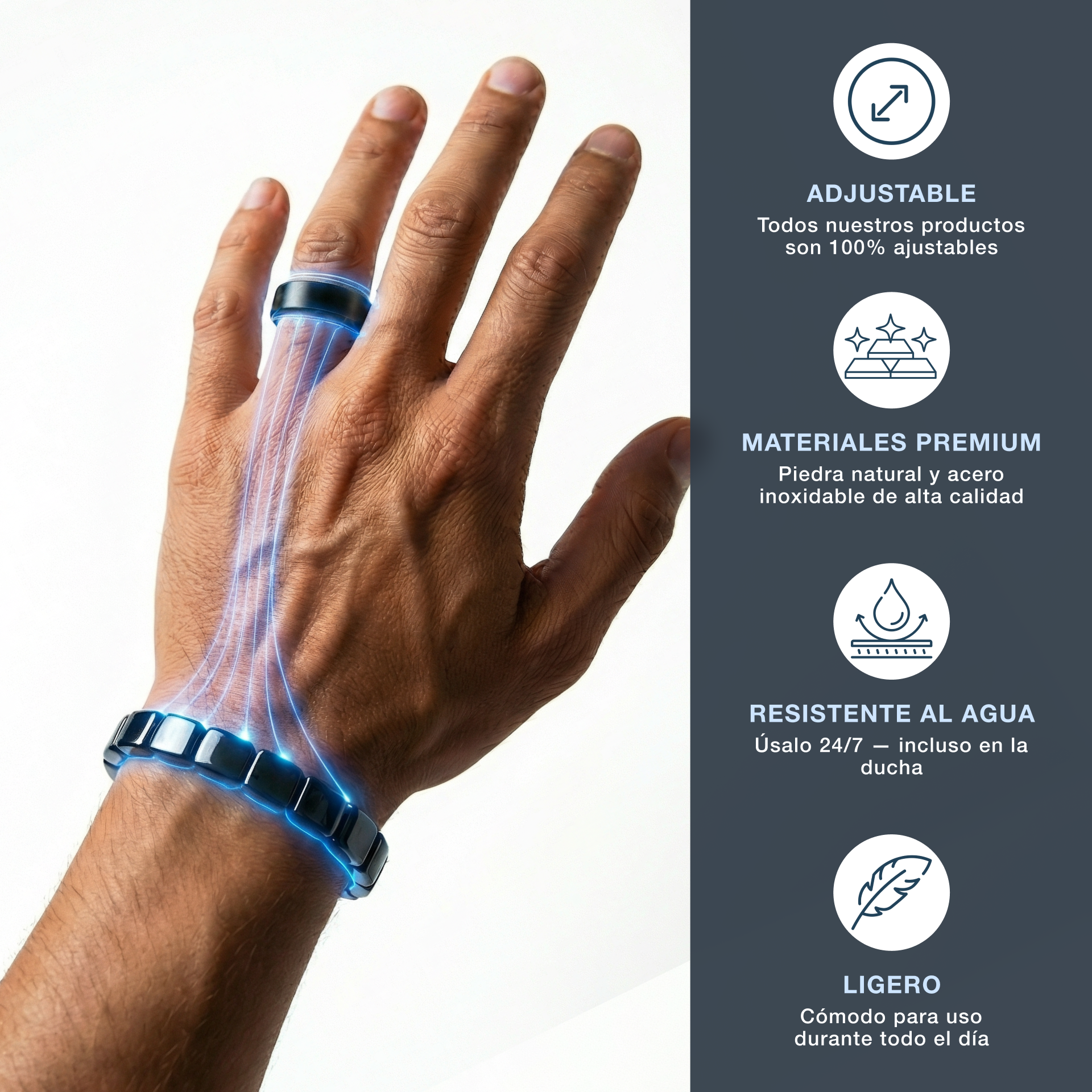 Brazalete de Hematita ARES