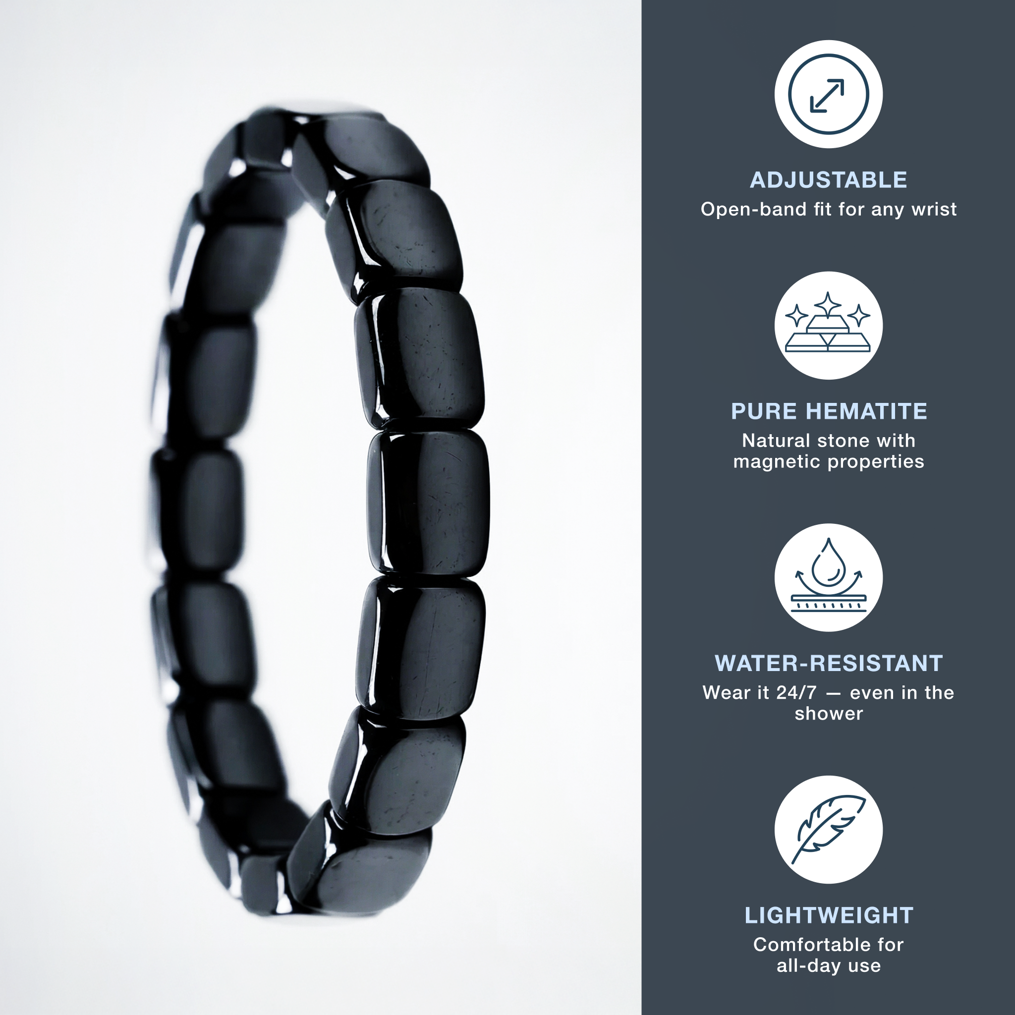 Ares Hematite Bracelet