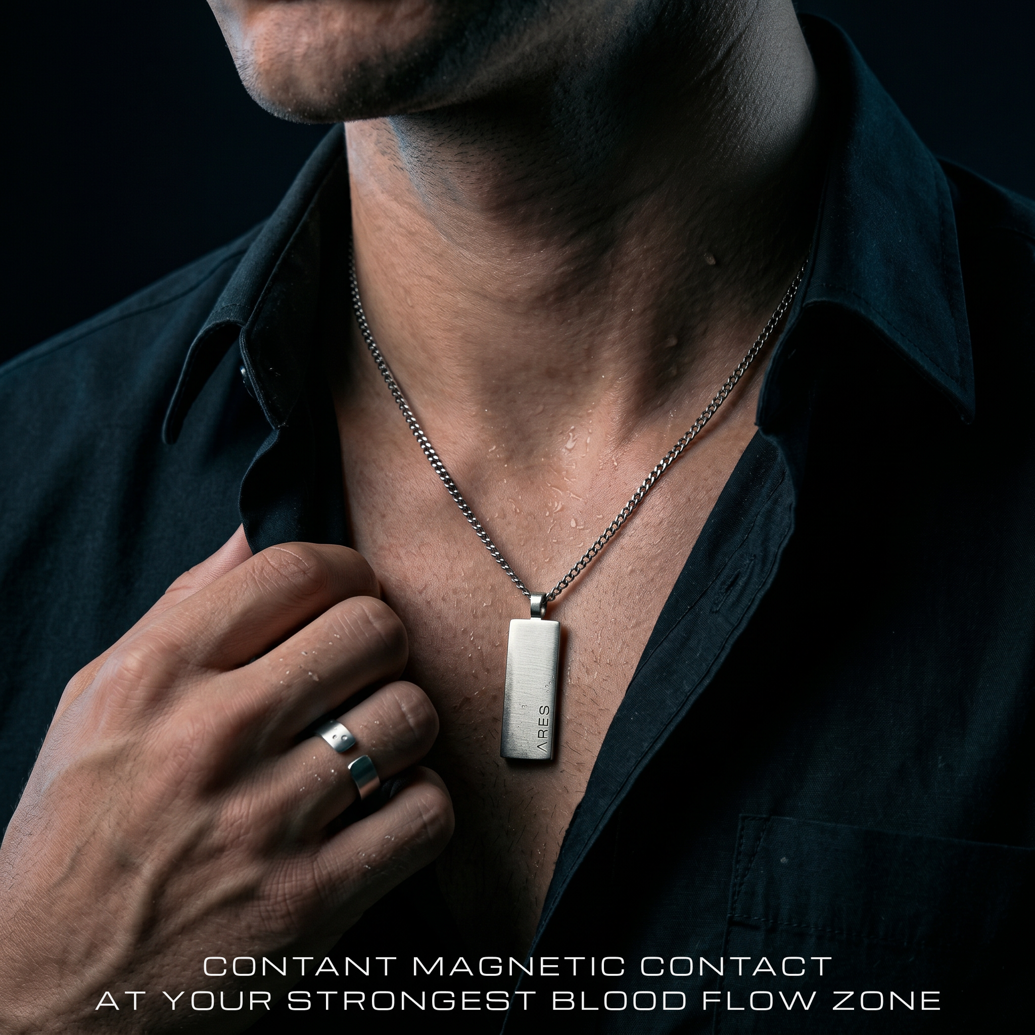 Magnetic Silver Necklace